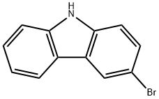 3-Bromo-9H-carbazole δομή