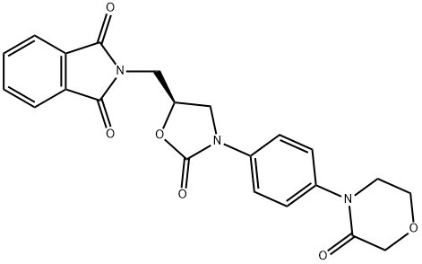 1H-ISOINDOLE-1,3 (2H) - DIONE, 2 [[(5S) - 2-OXO-3 [(3-OXO-4-MORPHOLINYL) ΦΑΙΝΎΛΙΟ 4] - 5-OXAZOLIDINYL] ΜΕΘΎΛΙΟ] - ΔΟΜΉ
