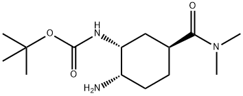 ([3,4-δ] thiazole-5-καρβοξυλικό οξύ 5H-Pyrrolo, 2 [[[(1R, 2S, 5S) - 2 [[(5-χλωρο-1H-indol-2) καρβονύλιο] αμινο] - [(διμεθυλαμινο) καρβονύλιο] κυκλοεξυλικό] αμινο] καρβονύλιο 5] - 4,6-δίυδρο, δομή εστέρα 1,1-diMethylethyl