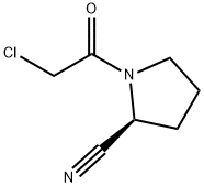 (2S) - 1 (Chloroacetyl) - 2-pyrrolidinecarbonitrile δομή