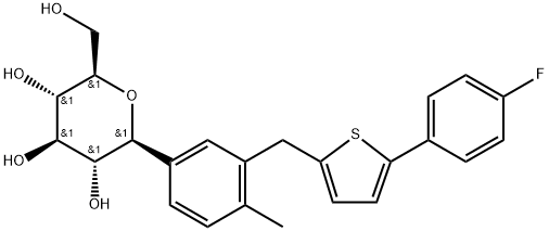 Δομή Canagliflozin