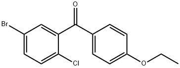 (5-bromo-2-chlorophenyl) (4-ethoxyphenyl) δομή methanone