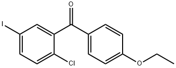 (5-Iodo-2-chlorophenyl) (4-ethoxyphenyl) δομή methanone