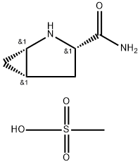 2-Azabicyclo [3.1.0] εξάνιο-3-carboxaMide, (1S, 3S, 5S) -, δομή MonoMethanesulfonate