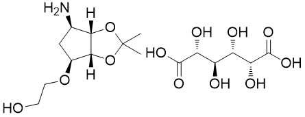 376608-65-0 Intermediate of Ticagrelor  C14H25NO10 1308068-626-2
