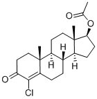 Αναβολικό στεροειδές 4-Chlorotestosterone οξικό άλας τεστοστερόνης στεροειδών Turinabol CAS 855-19-6