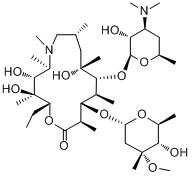 Φαρμακευτικές πρώτες ύλες Azithromycin CAS 83905-01-5 για τις ευαίσθητες βακτηριακές μολύνσεις
