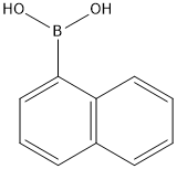 1-Naphthylboronic όξινη δομή
