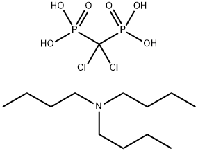 Phosphonic οξύ, Π, P'- (dichloromethylene) BRI, compd. με το Ν, δομή ν-διβουτυλικός-1-Butanamine (1:1)