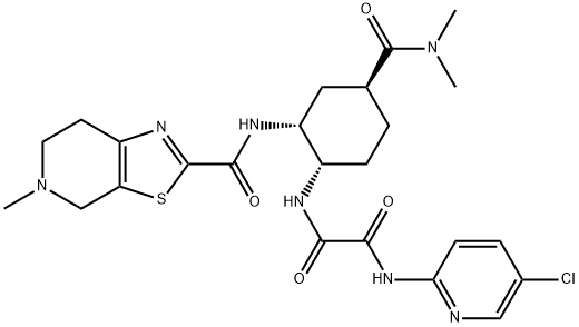 edoxaban δομή