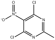 4,6-διχλωρο-2-μεθυλικός-5-nitropyrimidine δομή