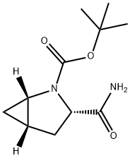 (1S, 3S, 5S) - 3 (Aminocarbonyl) - δομή εστέρα 2-azabicyclo [3.1.0] εξάνιο-2-καρβοξυλική όξινη tert-βουτυλική